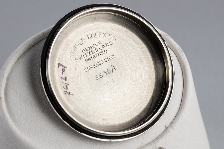 1957 Rolex Submariner 6536 with Red Triangle Insert