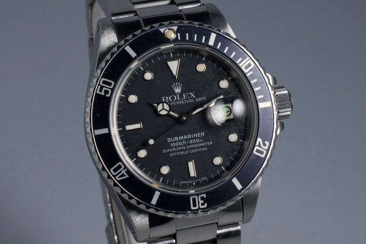 1986 Rolex Submariner 16800