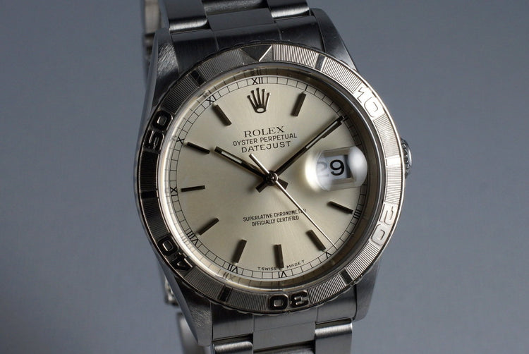 1999 Rolex DateJust 16264 Thunderbird with Box and Papers