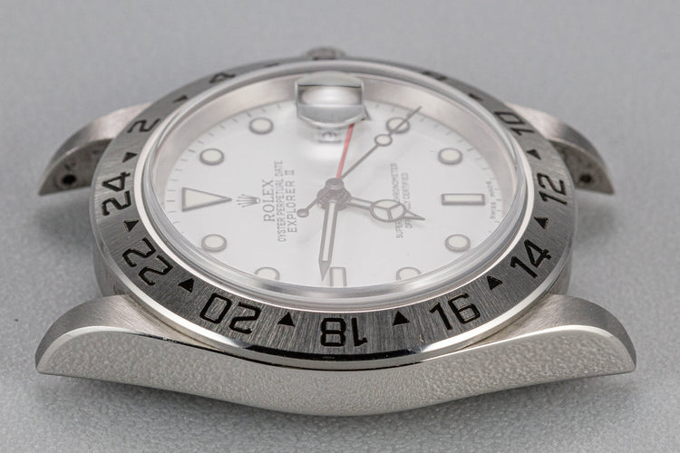 2003 Rolex Explorer II 16570 T White Dial with Box and Papers