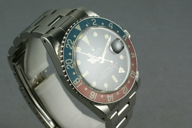 Rolex GMT 1675 with Box and Papers