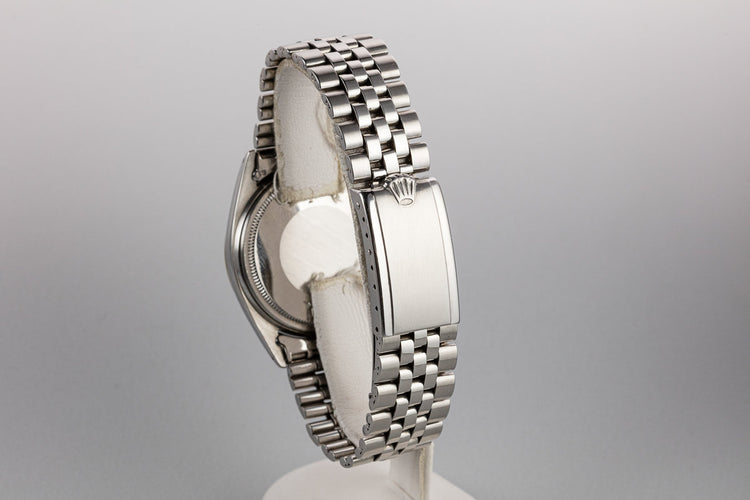 1963 Rolex DateJust 1601 SWISS Only Silver Dial with Papers