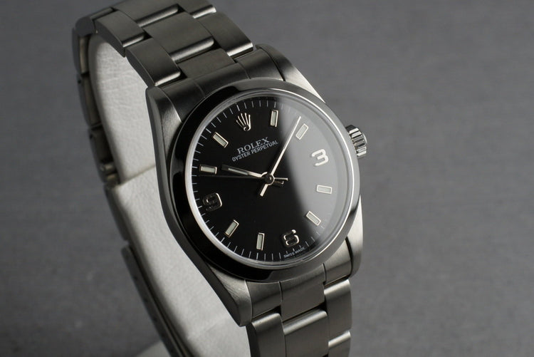 Rolex Midsize Datejust 77080 with Black Explorer Dial