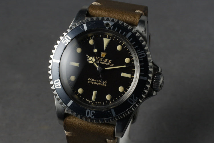 1966 Rolex Submariner 5513 with Gilt Bart Simpson Dial