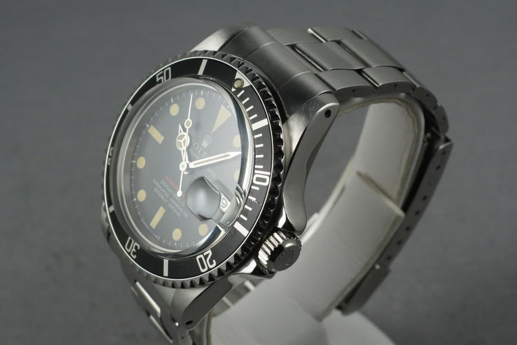 1969 Rolex Red Submariner 1680 Meters First Mark 3 turning Brown
