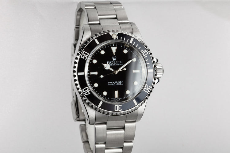 2000 Rolex Submariner 14060M with Box and Papers