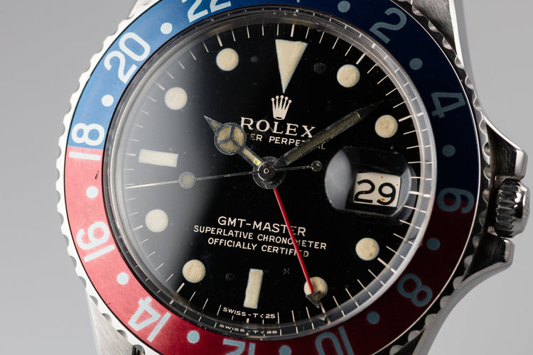 1966 Rolex GMT-Master 1675 Gilt Dial