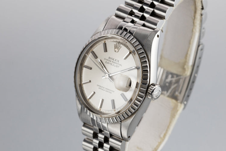 1977 Rolex DateJust 1603 Silver Dial