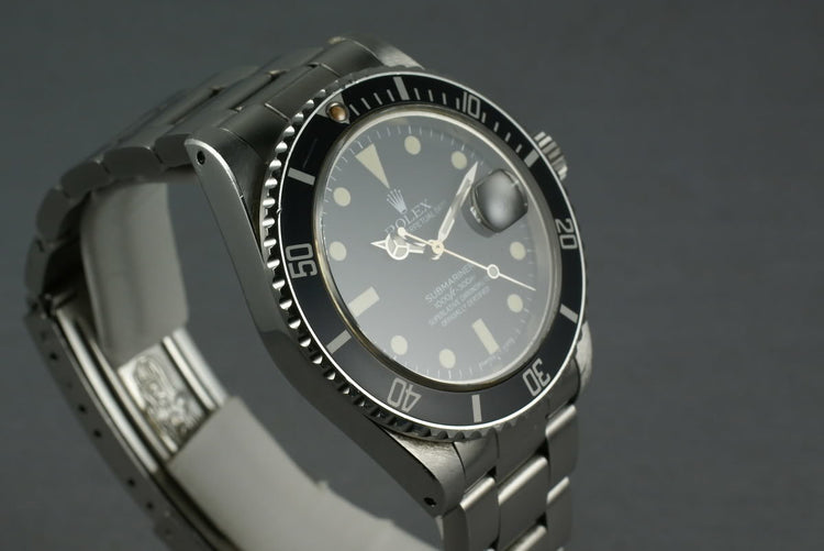 Rolex Submariner 16800 Fantastic Matte dial and Unpolished case
