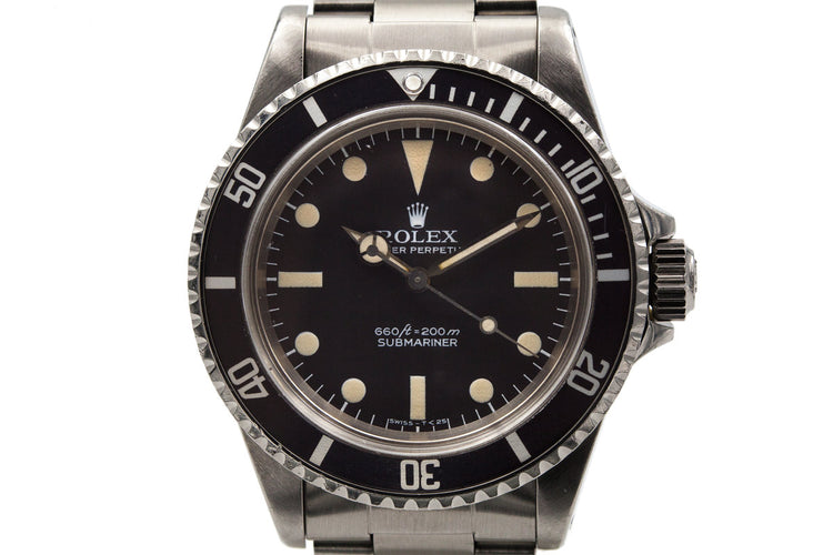 1977 Rolex Submariner 5513 with "Pre-Comex" Dial