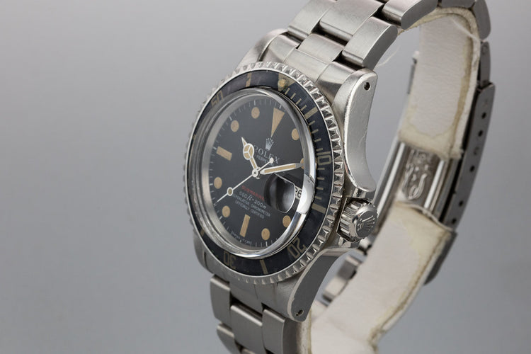 1971 Rolex Red Submariner 1680 with Mark 4 Dial