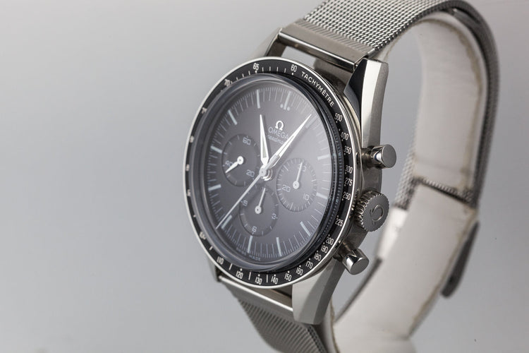 2014 Omega Speedmaster 3132403001 Straight Lug Case with Box and papers