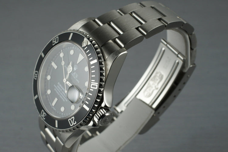 2002 Rolex Submariner 16610
