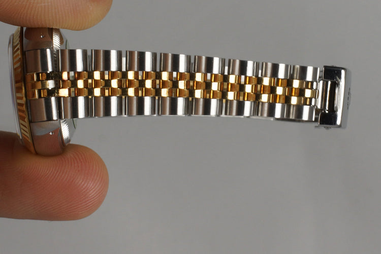 1987 Rolex Ladies Two Tone DateJust 69173 Champagne Dial with Box and Papers
