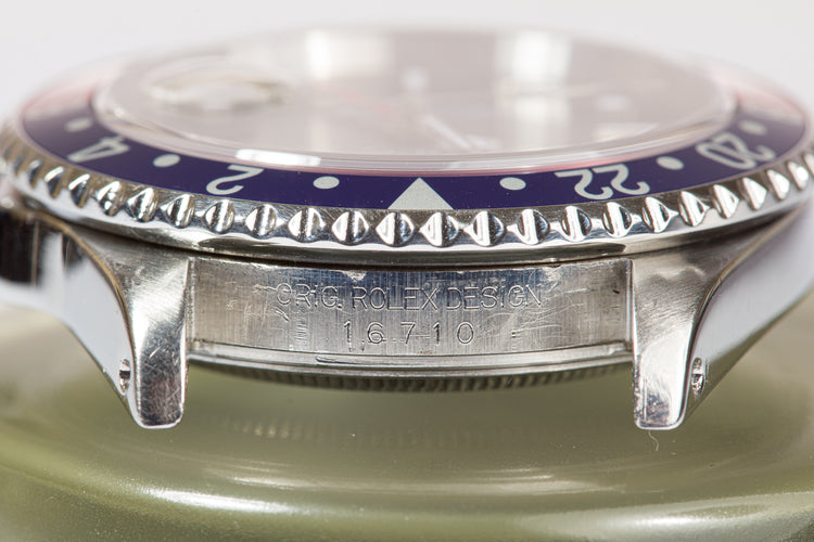 1997 Rolex GMT Master II Pepsi 16710 with Jubilee Bracelet