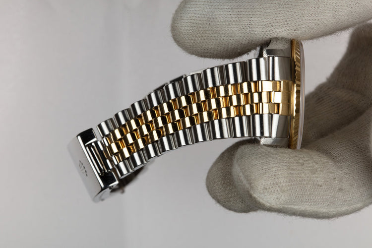 2002 Rolex Two-Tone DateJust 16233 Silver Dial