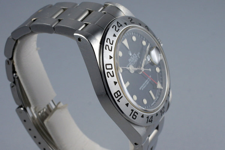 1995 Rolex Explorer II 16570 Black Dial