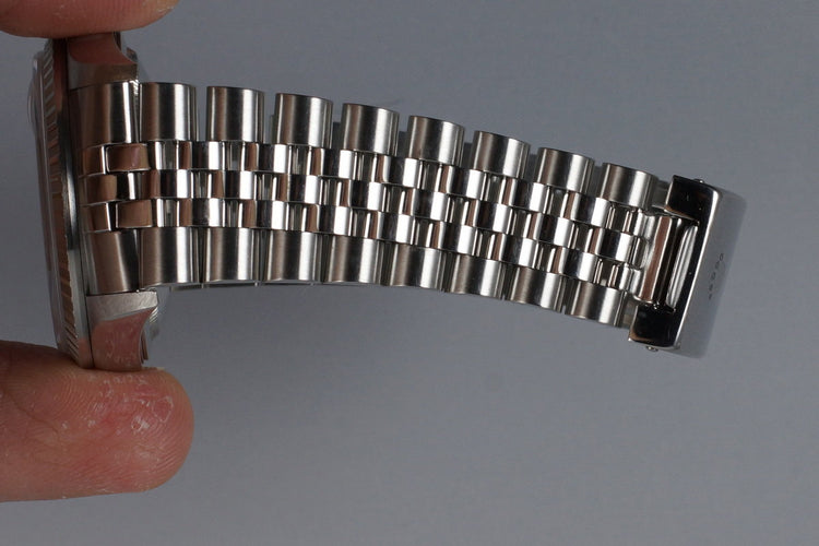 2002 Rolex DateJust 16220 White Roman Dial