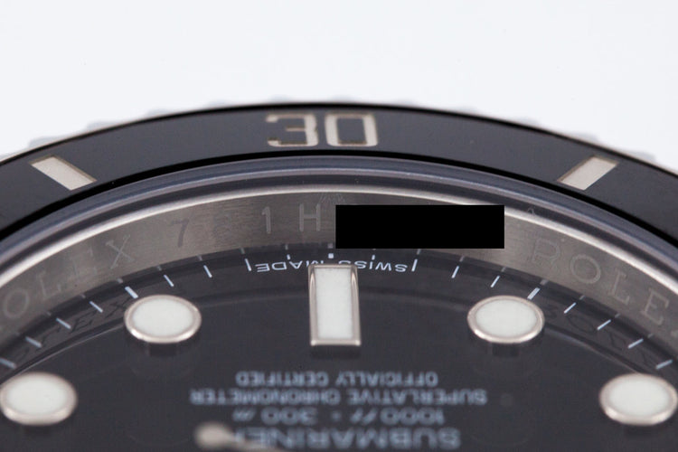 2016 Rolex Submariner 114060