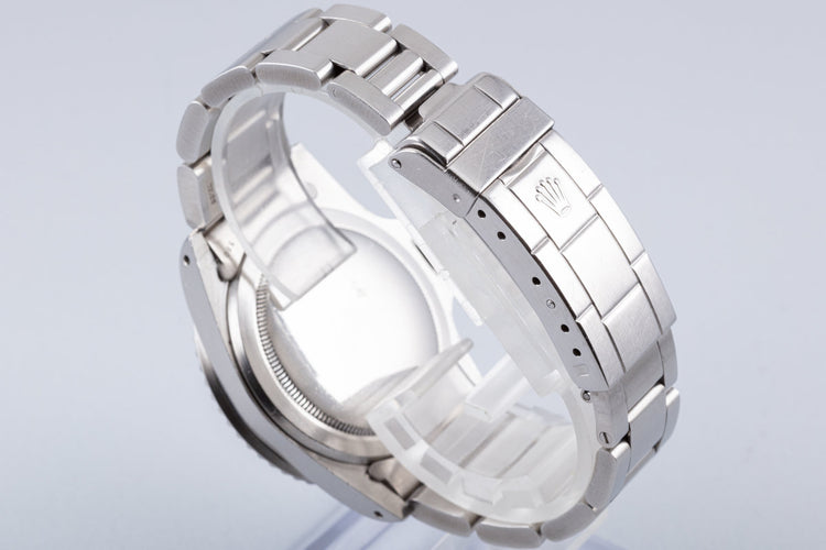 1984 Vintage Unpolished Rolex Submariner 5513 Glossy White Gold Surround Dial