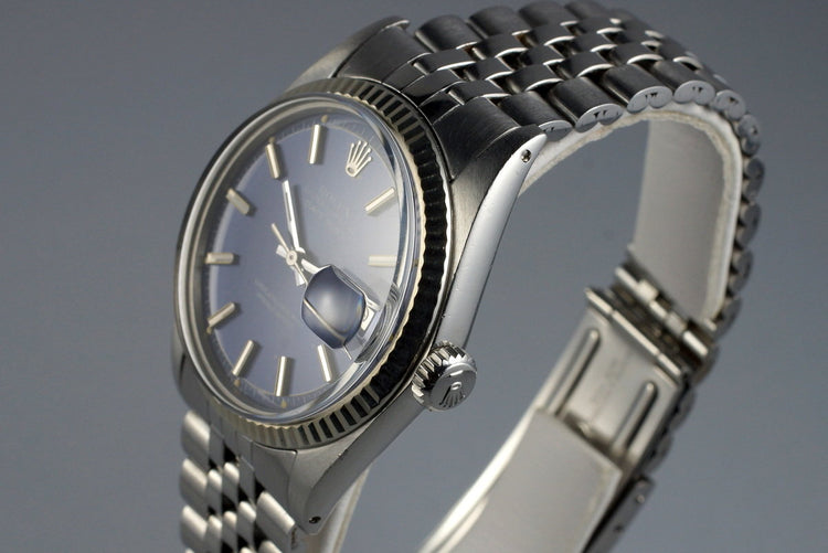 1972 Rolex DateJust 1601 with Blue Dial