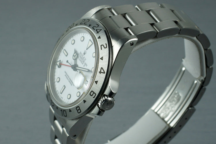 1995 Rolex Explorer II 16570 White Dial with Box and Papers