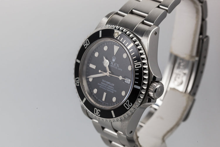 1986 Rolex Sea-Dweller 16660 with "Stardust" Dial