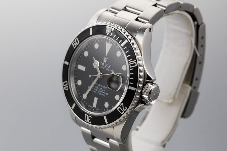 1981 Rolex Submariner 16800 Matte Dial