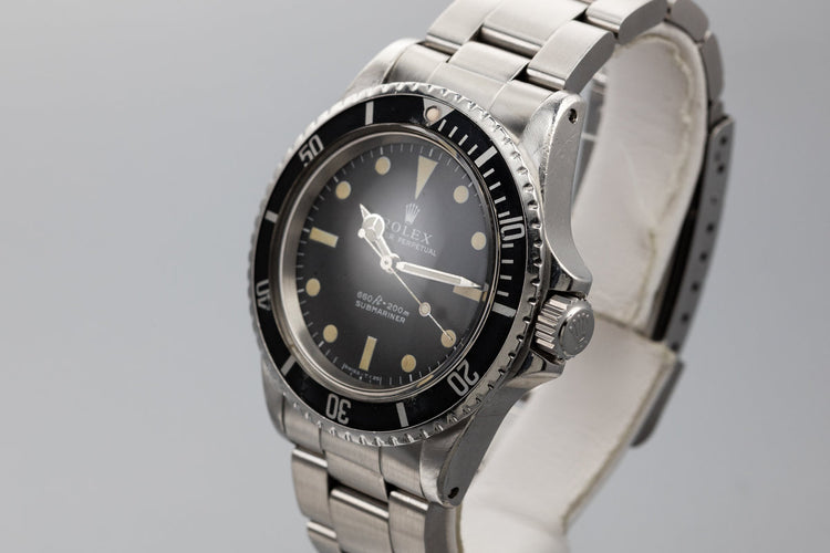 1968 Rolex Submariner 5513 Serif Dial