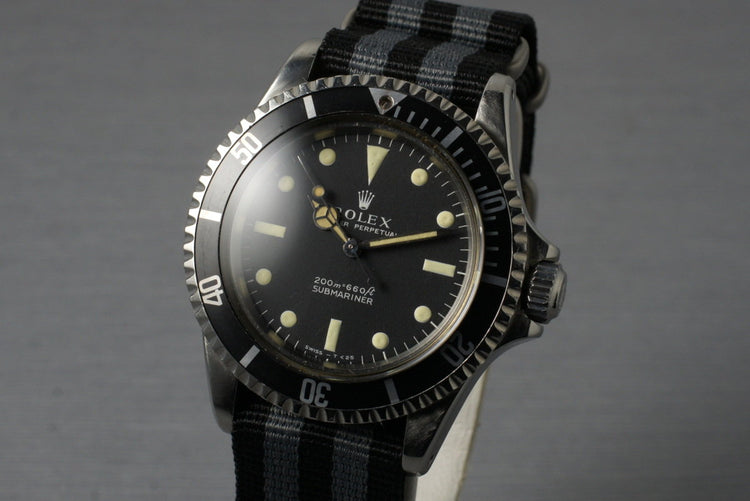1967 Rolex Submariner 5513 with Meters First Dial