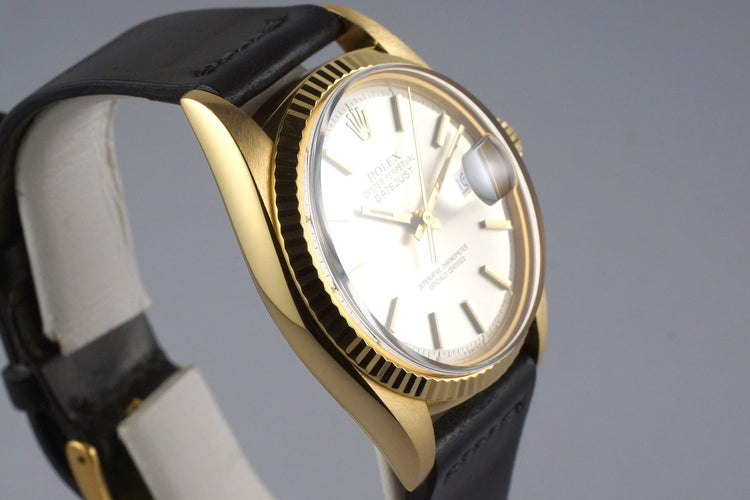 1971 YG Rolex DateJust 1601 with Silver Dial