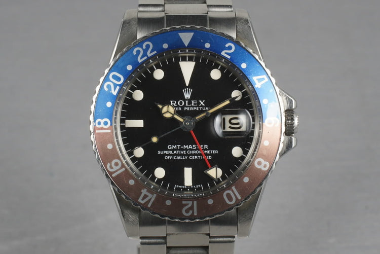 Rolex GMT 1675 Mark 1 with Double Punched Papers