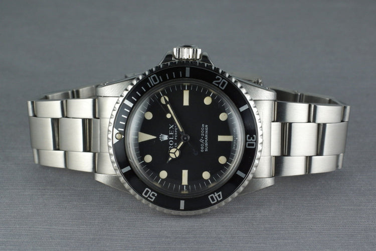 1978 Rolex Submariner 5513 with Serif Dial