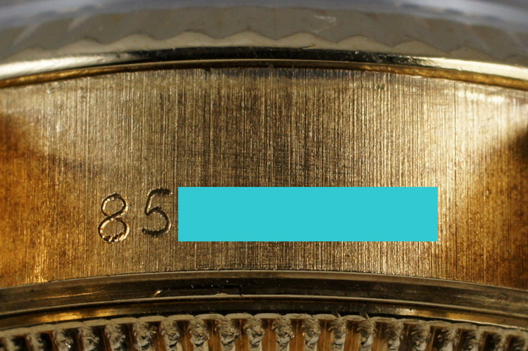 1984 Rolex 18K Ladies DateJust President 69178 with Tapestry Dial