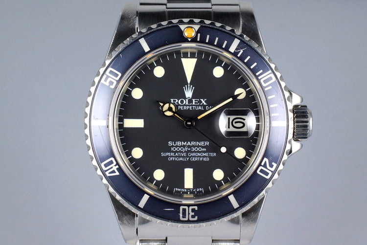 1981 Rolex Submariner 16800