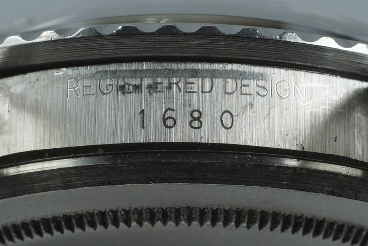 1972 Rolex Red Submariner 1680 Mark V Dial