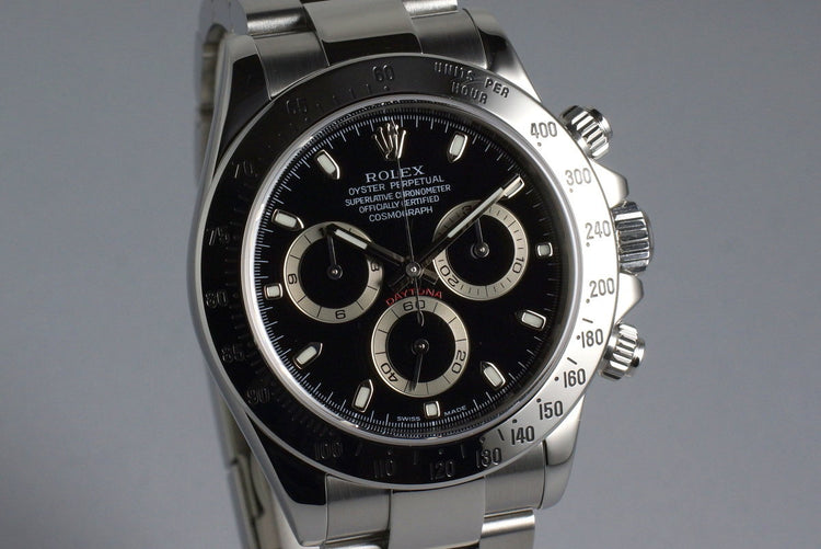 2005 Rolex Daytona 116520 Black Dial with Box and Papers