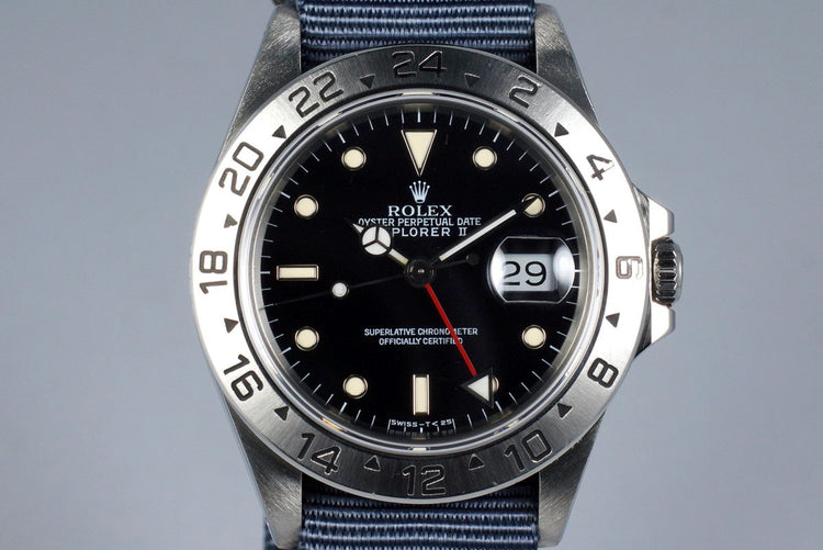 1991 Rolex Explorer II 16570 Black Dial