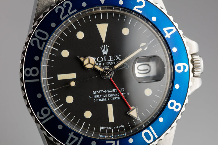 1976 Rolex GMT-Master 1675 "Blueberry"