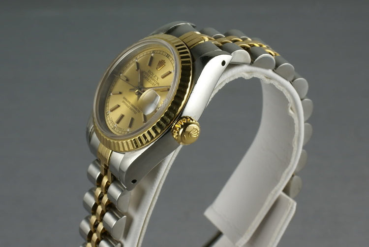 Rolex Ladies Datejust 69173 Box, Papers and Mr. Hudson Letter