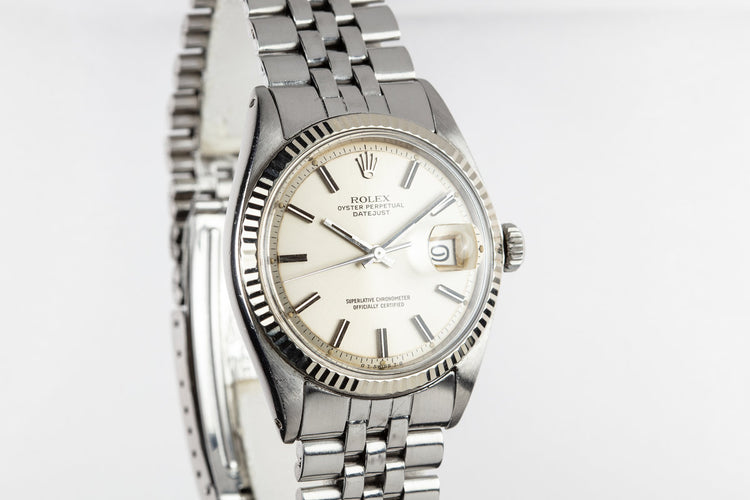 1972 Rolex DateJust 1601 with Silver Sigma Dial