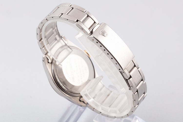 1972 Vintage Rolex Two Tone Air-King-Date 5701 Coca- Cola Award Watch Box & Papers