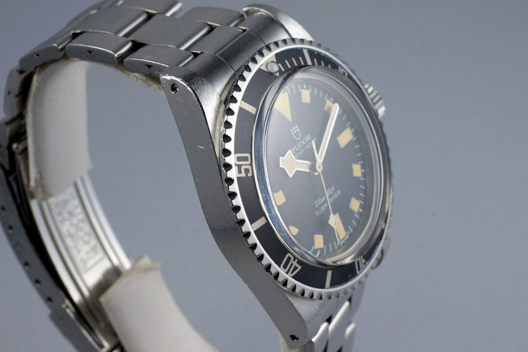 1977 Tudor Submariner 94010 Black Snowflake Dial