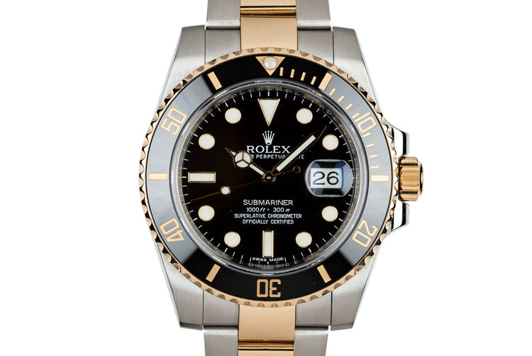 2011 Rolex Ceramic Two-Tone Submariner 116613