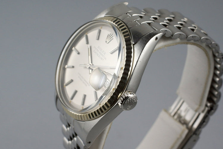 1972 Rolex DateJust 1601 Matte Silver Dial