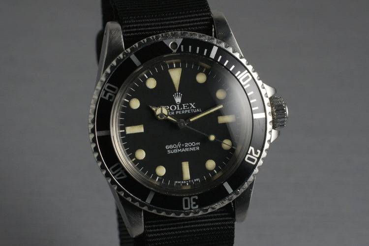 1978 Rolex Submariner 5513 Mark I Maxi Dial