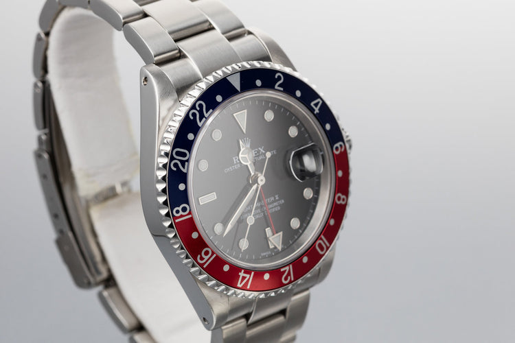 2001 Rolex GMT-Master II 16710 "Pepsi" with Box and Papers
