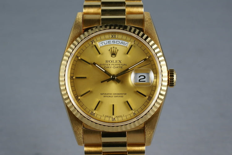 President 18238 Unpolished with an awesome rich rosy case patina