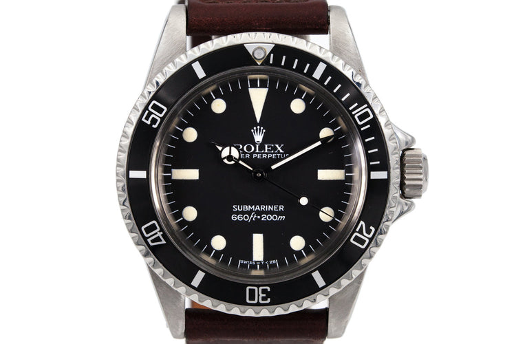 1965 Rolex Submariner 5513 with Mark 4 Maxi Dial