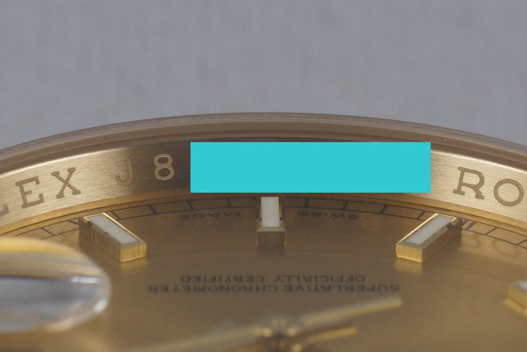 2013 Rolex YG DateJust 116238 with Box and Papers